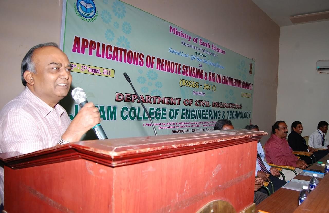 Jayam College of Engineering and Technology Dharmapuri Personalities photo 2